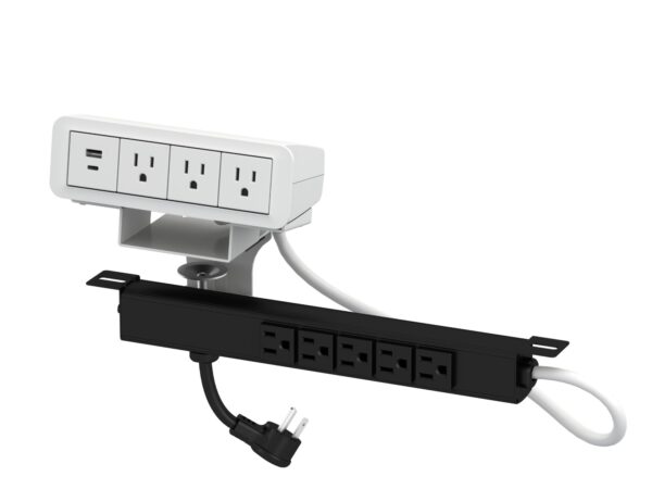 FLC 2000 On Surface power product with USB A  C and inline power strip
